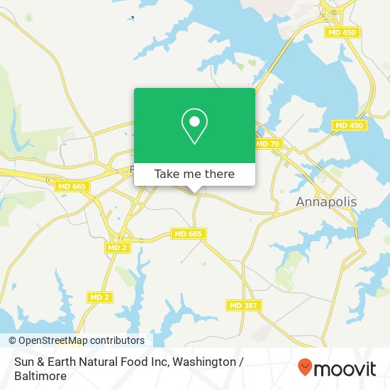 Mapa de Sun & Earth Natural Food Inc