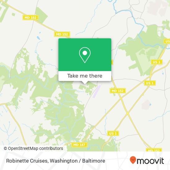 Mapa de Robinette Cruises
