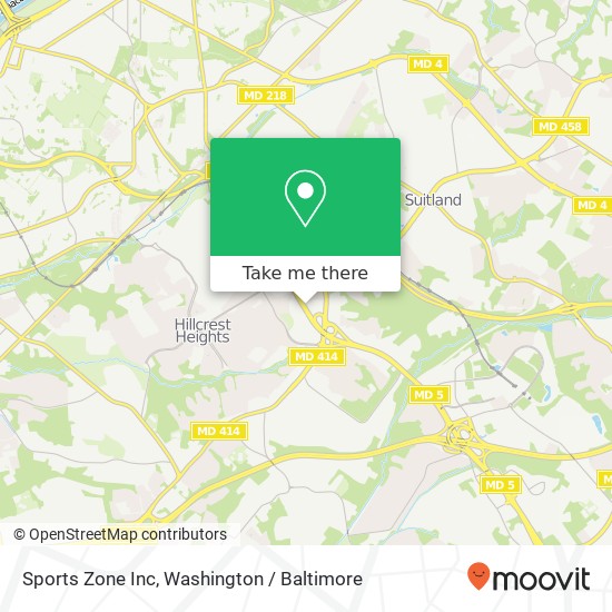 Mapa de Sports Zone Inc