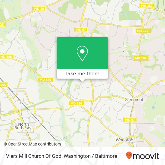 Mapa de Viers Mill Church Of God