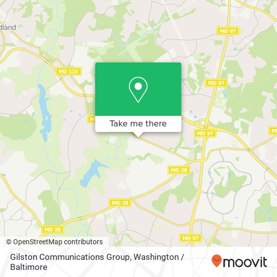 Mapa de Gilston Communications Group