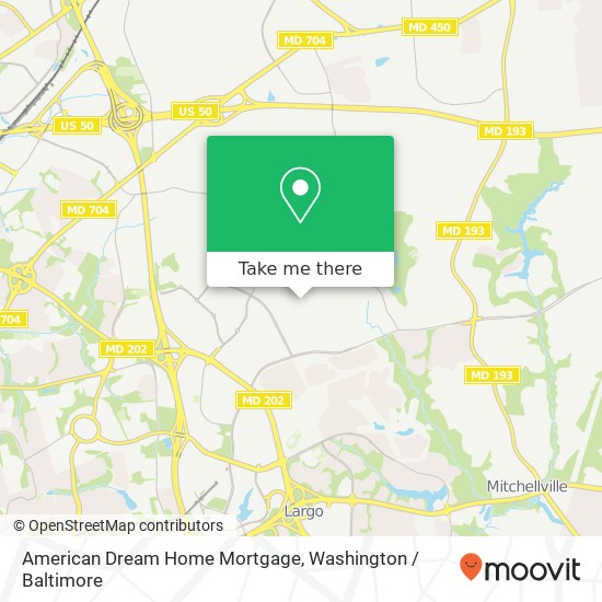 American Dream Home Mortgage map