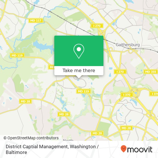 Mapa de District Captial Management