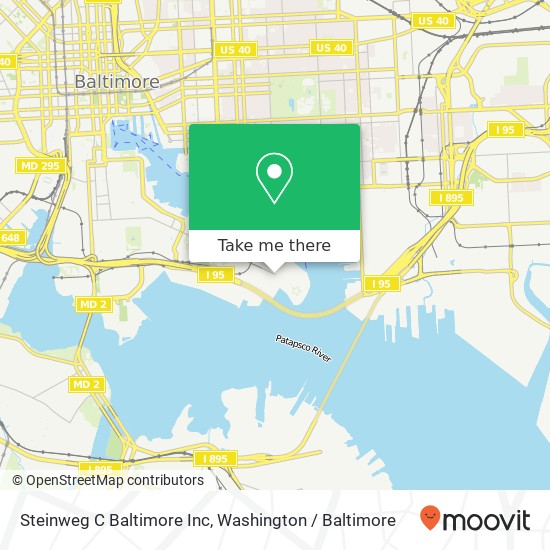 Steinweg C Baltimore Inc map