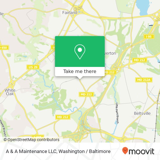 A & A Maintenance LLC map