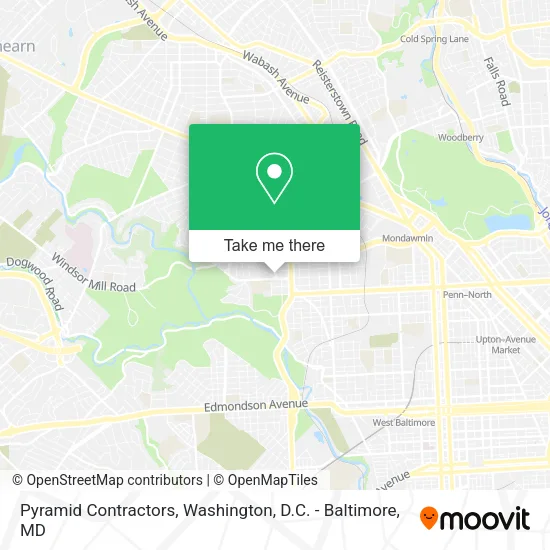 Pyramid Contractors map