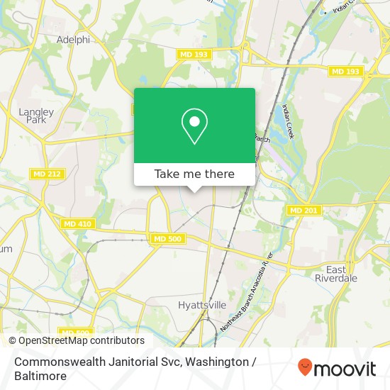 Mapa de Commonswealth Janitorial Svc