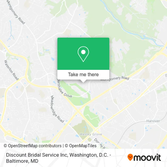 Discount Bridal Service Inc map