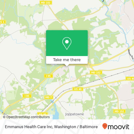 Emmanus Health Care Inc map