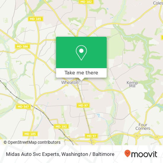 Midas Auto Svc Experts map