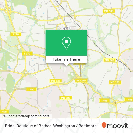 Bridal Boutique of Bethes map