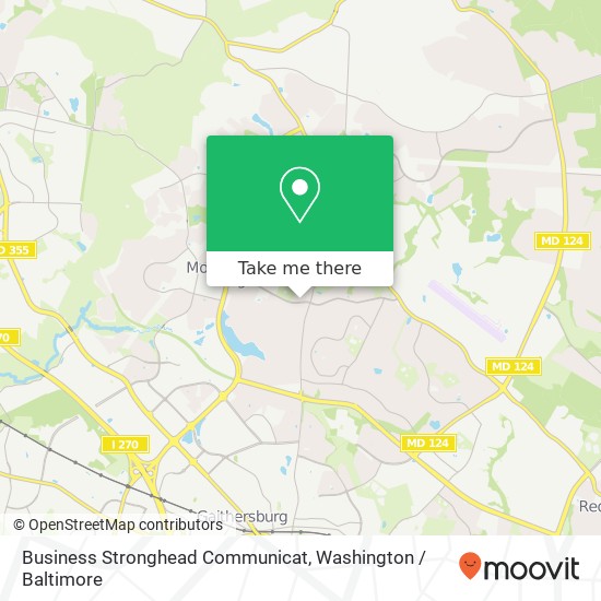 Business Stronghead Communicat map