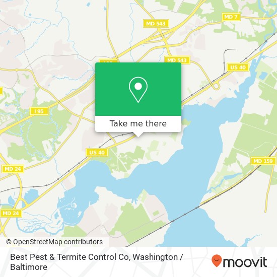 Best Pest & Termite Control Co map