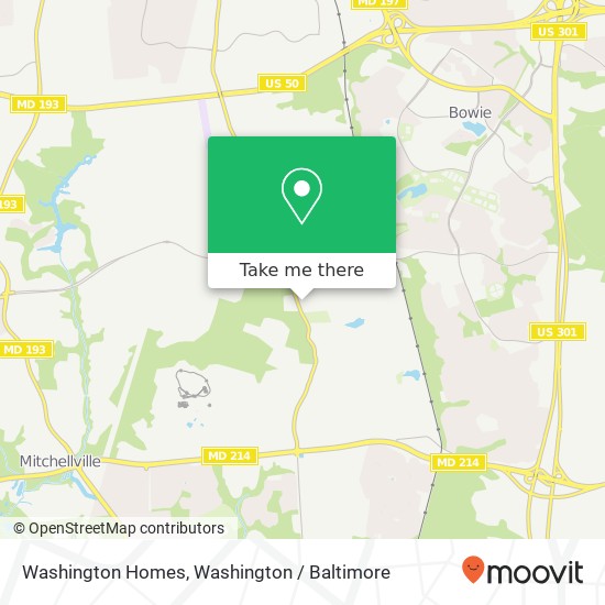 Washington Homes map