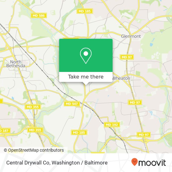 Mapa de Central Drywall Co