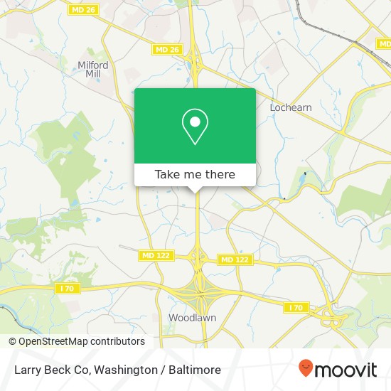 Mapa de Larry Beck Co
