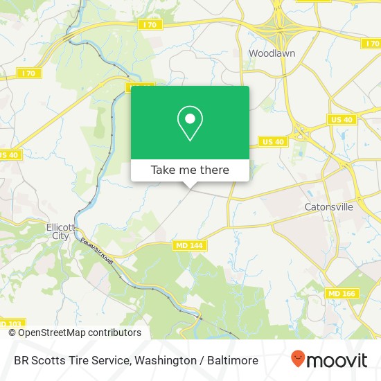 BR Scotts Tire Service map