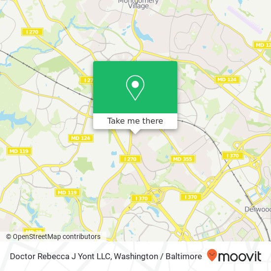 Mapa de Doctor Rebecca J Yont LLC