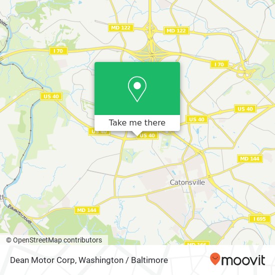 Dean Motor Corp map