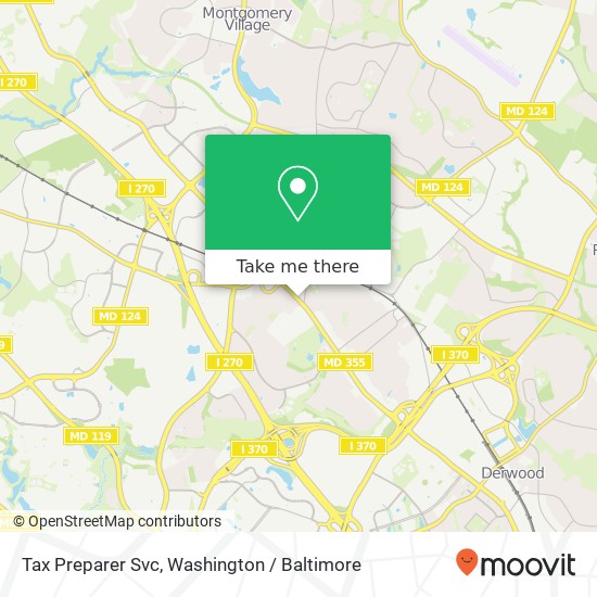 Tax Preparer Svc map