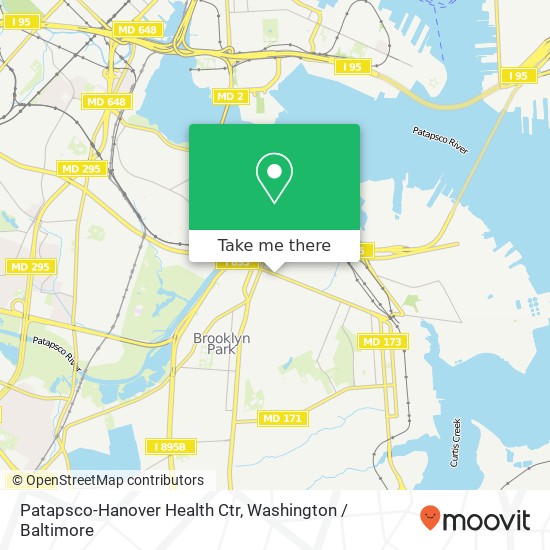 Mapa de Patapsco-Hanover Health Ctr