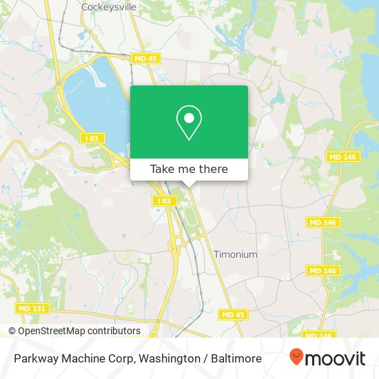 Parkway Machine Corp map