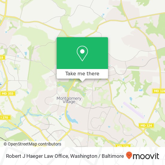 Robert J Haeger Law Office map