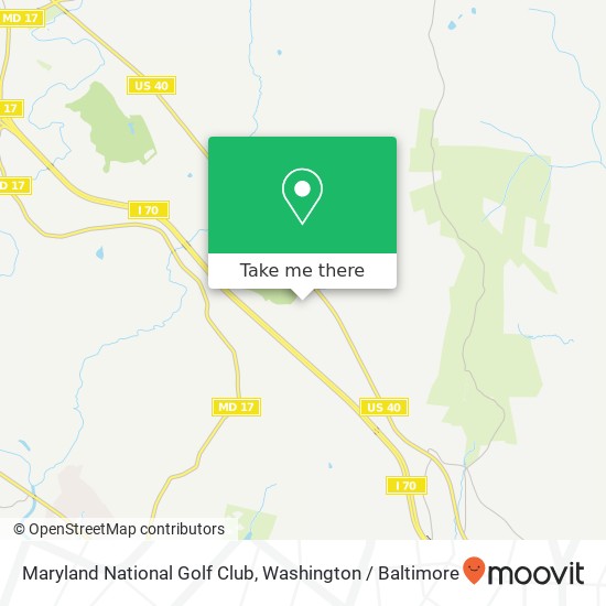 Maryland National Golf Club map