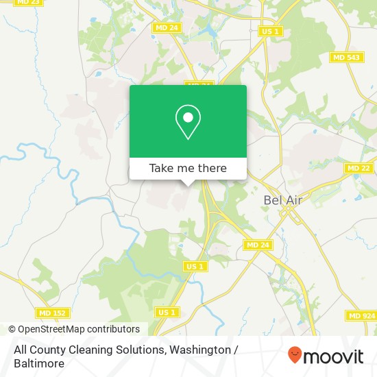 Mapa de All County Cleaning Solutions