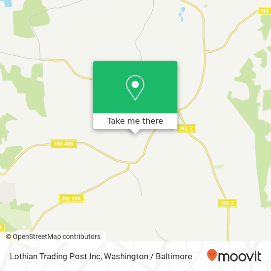 Lothian Trading Post Inc map