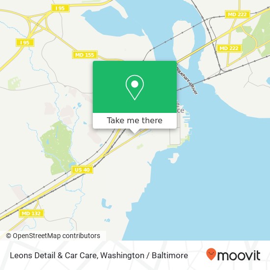 Leons Detail & Car Care map