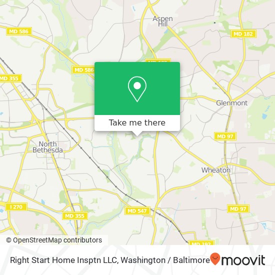 Mapa de Right Start Home Insptn LLC