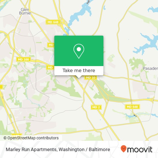 Marley Run Apartments map