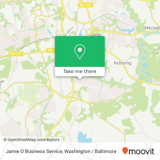 Mapa de Jamie O Business Service