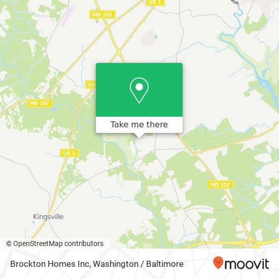 Brockton Homes Inc map