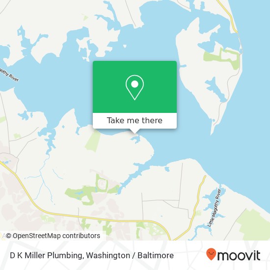 Mapa de D K Miller Plumbing