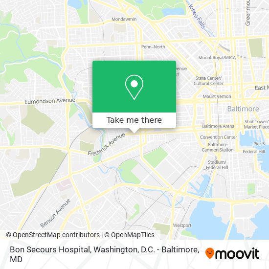 Mapa de Bon Secours Hospital