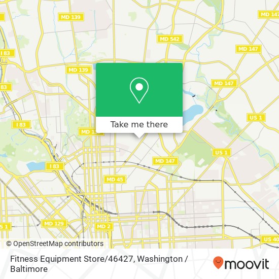 Mapa de Fitness Equipment Store/46427