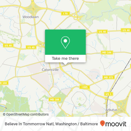 Believe In Tommorrow Natl map