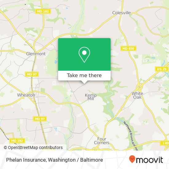 Mapa de Phelan Insurance