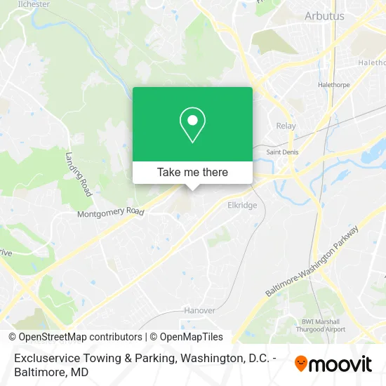 Excluservice Towing & Parking map
