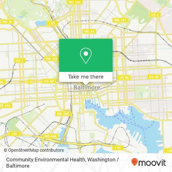 Community Environmental Health map