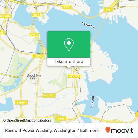 Mapa de Renew It Power Washing