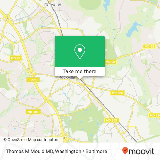 Thomas M Mould MD map