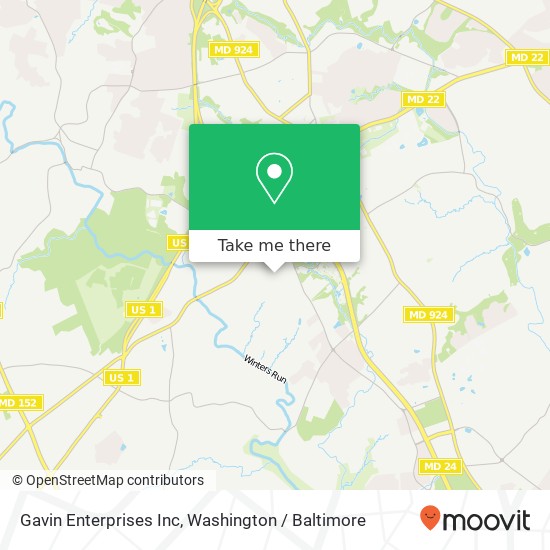 Mapa de Gavin Enterprises Inc