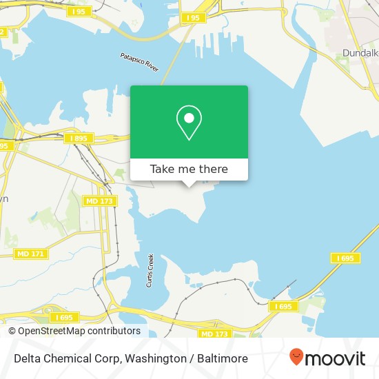 Mapa de Delta Chemical Corp