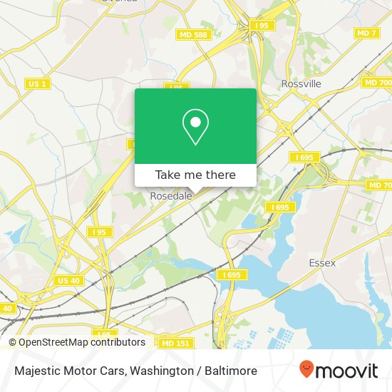 Majestic Motor Cars map