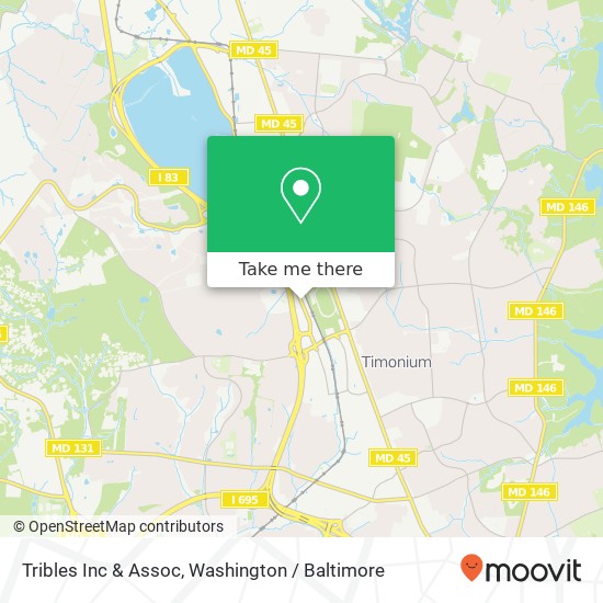 Tribles Inc & Assoc map