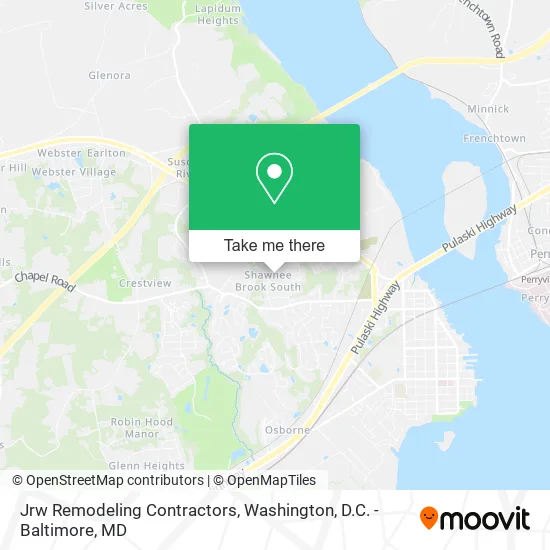 Jrw Remodeling Contractors map