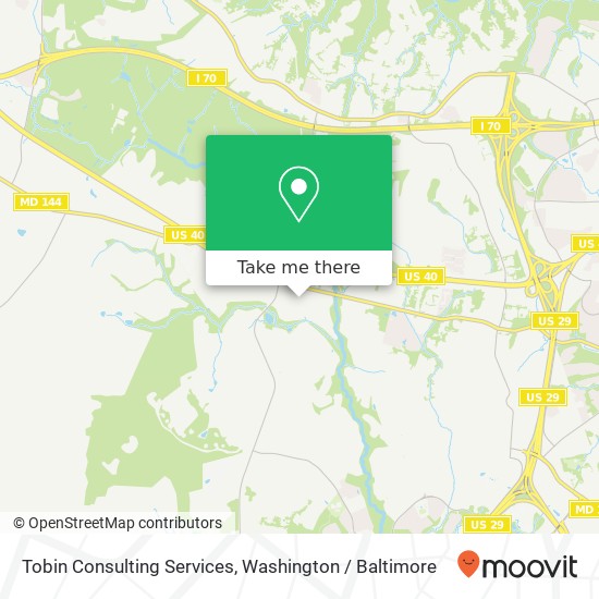 Tobin Consulting Services map